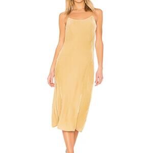 Vince Velvet Cami Dress in Dill Size Large